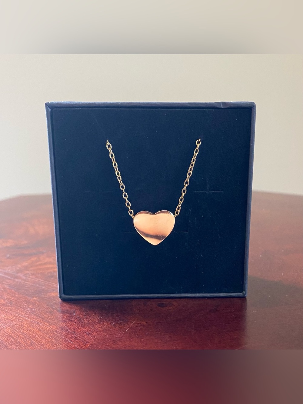 14k Gold Filled Plus Blank Heart Necklace